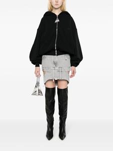 theattico The Attico Denim mini-rok - Grijs