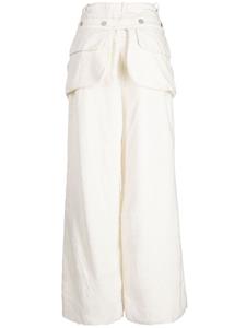 Masnada Pantalon met afneembare riem - Beige