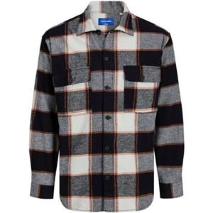 Jack & Jones Langarmhemd "JORBLAFRI CHECK OVERSHIRT LS BF", mit Brusttaschen