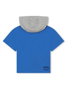 kenzokids Kenzo Kids T-shirt met logoprint - Blauw