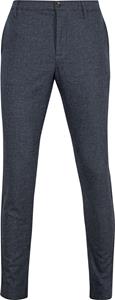 Alberto Rob Broek Wol Navy