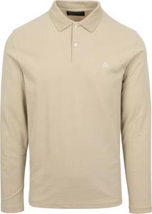 T-shirt Marc O'Polo Poloshirt Lange Mouwen Beige