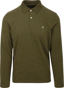 T-shirt Marc O'Polo Poloshirt Lange Mouwen Groen