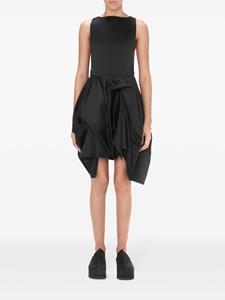 jwanderson JW Anderson Gedrapeerde mini-jurk - Zwart