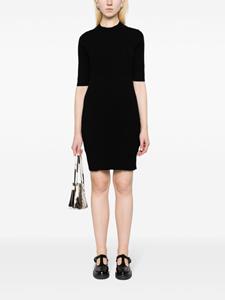 dvfdianevonfurstenberg DVF Diane von Furstenberg Pam ribgebreide mini-jurk - Zwart