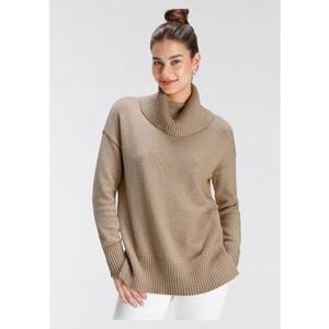 Tamaris Rollkragenpullover, mit Rippdetails