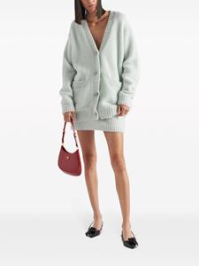 Prada Mini-rok met logo - Wit