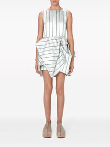 jwanderson JW Anderson Gestreepte blousejurk - Grijs