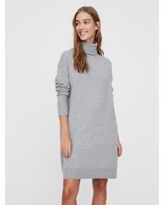 Vero Moda Tricotjurk VMBRILLIANT LS ROLLNECK DRESS GA NOOS