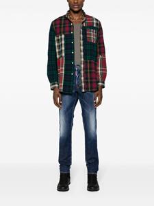 DSQUARED2 Cool Guy gerafelde skinny jeans - Blauw