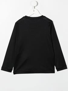 emporioarmanikids Emporio Armani Kids T-shirt met geborduurd logo - Zwart