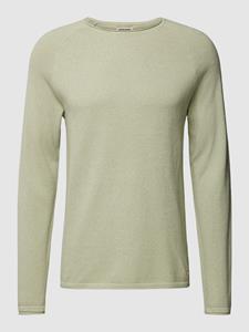 Jack & jones Gebreide pullover met ronde hals, model 'EHILL'