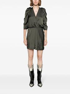 Zadig&Voltaire Mini-jurk met plooidetail - Groen