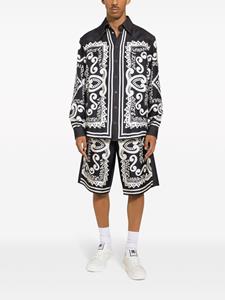 dolce&gabbana Dolce & Gabbana Bermuda shorts met logoprint - Zwart