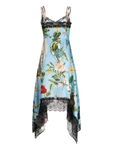 Monse Onderjurk met bloemenprint - Blauw