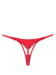 Agent Provocateur Zarya bow-detailing thong - Rood