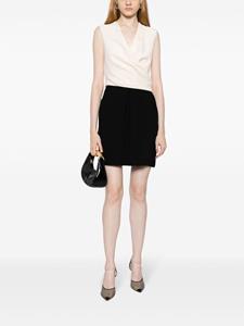 christiandiorpre-owned Christian Dior Pre-Owned Tweekleurige mini-jurk - Zwart