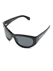 palmangelseyewear Palm Angels Eyewear Gridley zonnebril met oversized montuur - Zwart