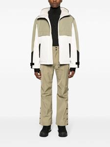yvessalomon Yves Salomon Straight broek met logoprint - Groen