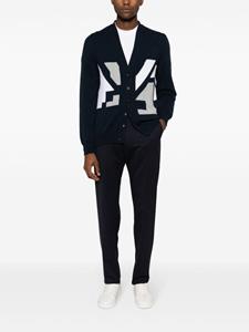 Kiton Broek met logopatch - Blauw
