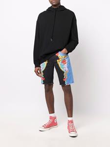 versacejeanscouture Versace Jeans Couture Shorts met print - Zwart
