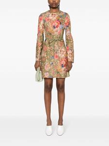 ZIMMERMANN Lyla mini-jurk met bloemenprint - Groen