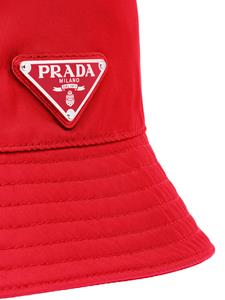 Prada Vissershoed met logo - Rood
