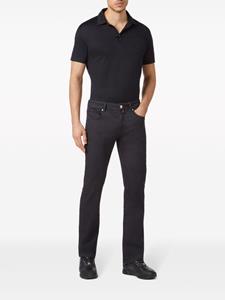 Billionaire Low waist straight jeans - Blauw