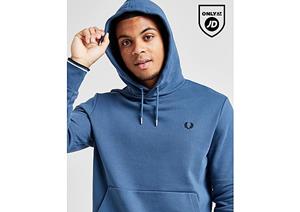Fred Perry Overhead Tipped Hoodie - Blue- Heren