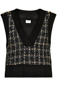 SELMA VEST 14174 999 (Black 999)