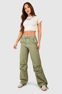Boohoo Tall Cargo Jeans, Light Khaki