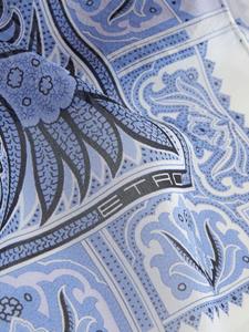 ETRO Zijden sjaal met paisley-print - Blauw