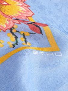 ETRO Sjaal met jacquard - Blauw