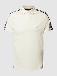 Tommy Hilfiger Poloshirt "GLOBAL STRIPE MONOTYPE REG POLO", mit Logostickerei