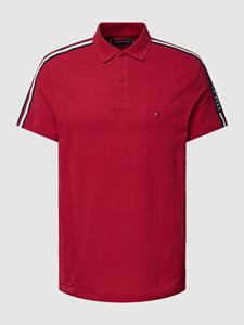 Tommy Hilfiger Poloshirt "GLOBAL STRIPE MONOTYPE REG POLO", mit Logostickerei