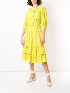 clubebossa Clube Bossa Midi-jurk - Geel
