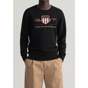 Gant Sweatshirt ARCHIVE SHIELD C-NECK met geribde ronde hals