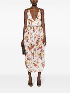 ZIMMERMANN Matchmaker midi-jurk met bloemenprint - Beige