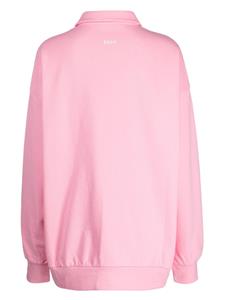 Polotop met logoplakkaat - Roze