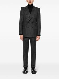 Bally Broek met krijtstreep - Grijs