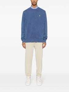 poloralphlauren Polo Ralph Lauren Kabelgebreid vest met geborduurd logo - Blauw