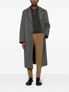 Kiton Ribfluwelen broek - Bruin