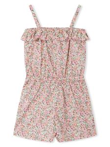Bonpoint Romper met bloemenprint - Roze