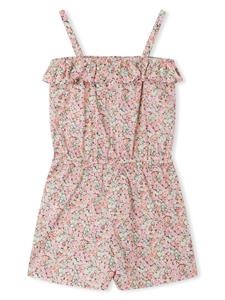 Bonpoint Agrume floral-print playsuit - Roze