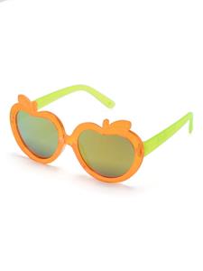 tinted-lenses asymmetric sunglasses - Oranje