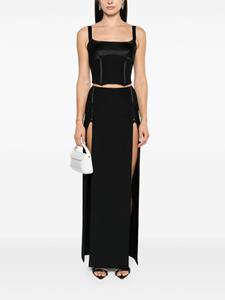 RXQUETTE Reverse Cady crêpe maxi-rok - Zwart