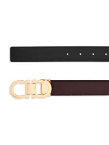 Ferragamo Leren riem - Zwart