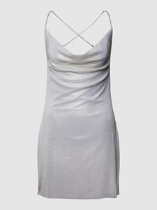 Review X GNO Mini-jurk met cascadehals - 