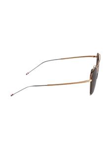 thombrowneeyewear Thom Browne Eyewear Zonnebril met piloten montuur - Goud