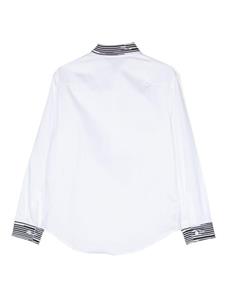 missonikids Missoni Kids Katoenen shirt met streepdetail - Wit
